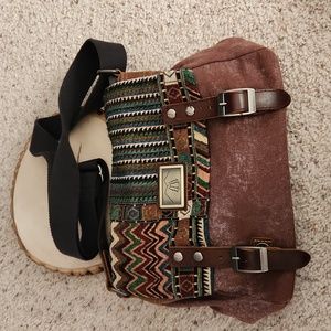 Prairie Schooner Multi-colored Adjustable Strap Bag